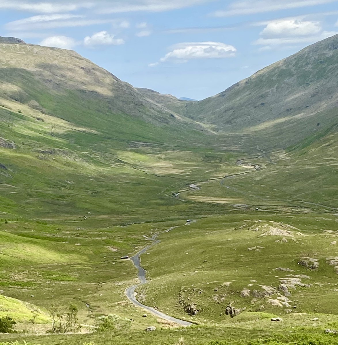 DottySeaCat's tweet image. The road #Meandering through Hardknot Pass. ⛰️