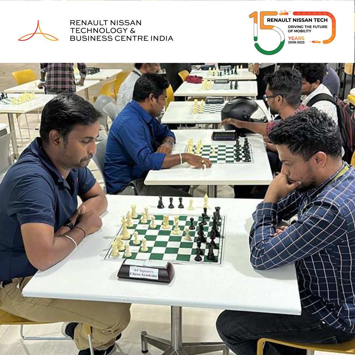officialRNTBCI's tweet photo. On International Chess Day, we fondly remember the Chess Tournament in the constellation (sport) event that brought together 150 participants in 149 thrilling matches. Witnessing their deft moves and strategic brilliance was a true delight. Check out these unforgettable moments! https://t.co/Y4WrsgySHW