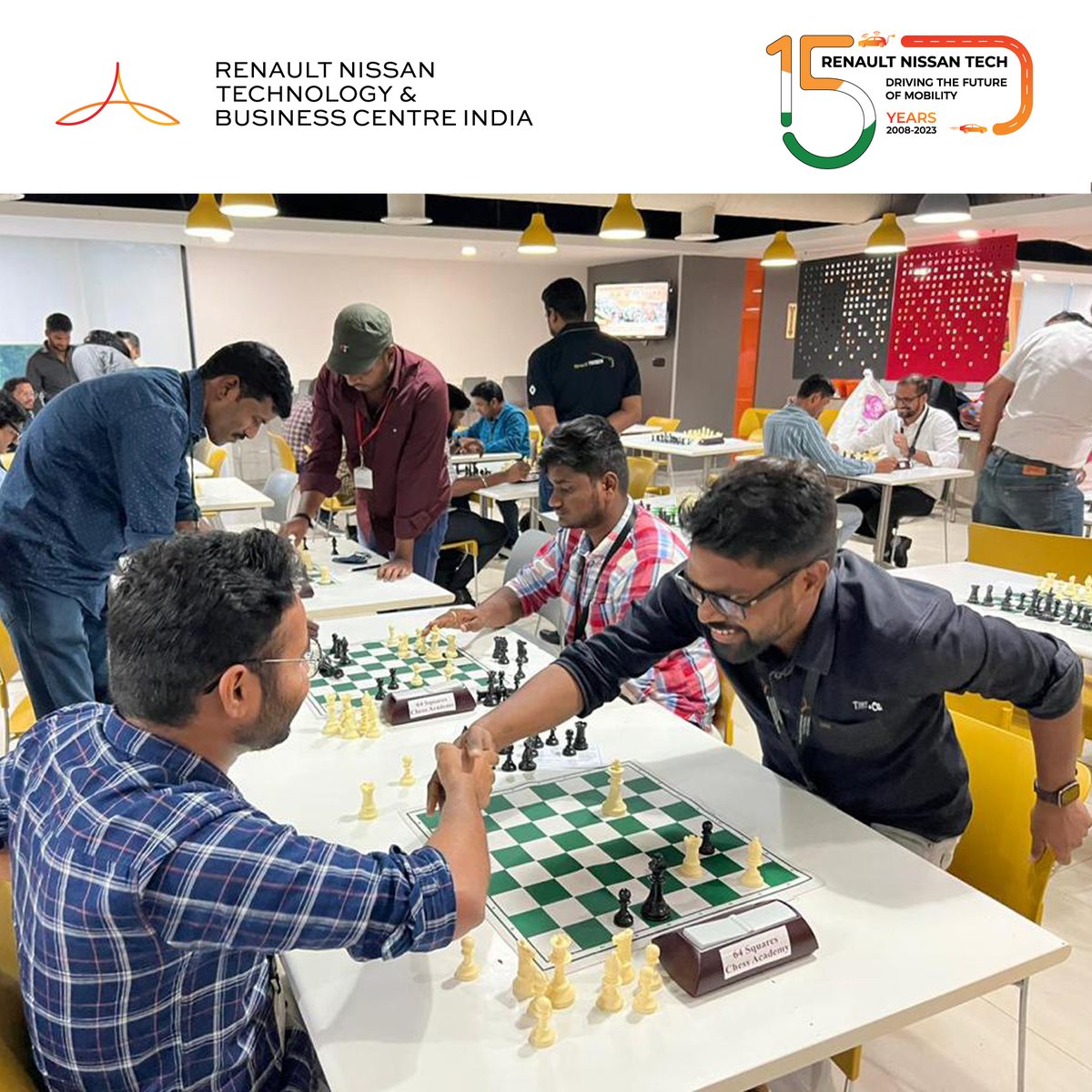officialRNTBCI's tweet photo. On International Chess Day, we fondly remember the Chess Tournament in the constellation (sport) event that brought together 150 participants in 149 thrilling matches. Witnessing their deft moves and strategic brilliance was a true delight. Check out these unforgettable moments! https://t.co/Y4WrsgySHW