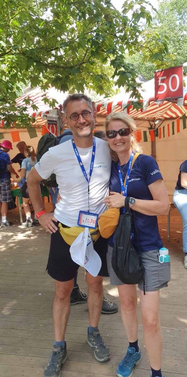 Onze collega Olivier gaat de uitdaging aan en loopt samen met zijn partner de #Nijmeegse #Vierdaagse! 🎉

We zijn trots op jullie doorzettingsvermogen en vastberadenheid om deze uitdaging samen aan te gaan. Heel veel succes met de laatste twee dagen.