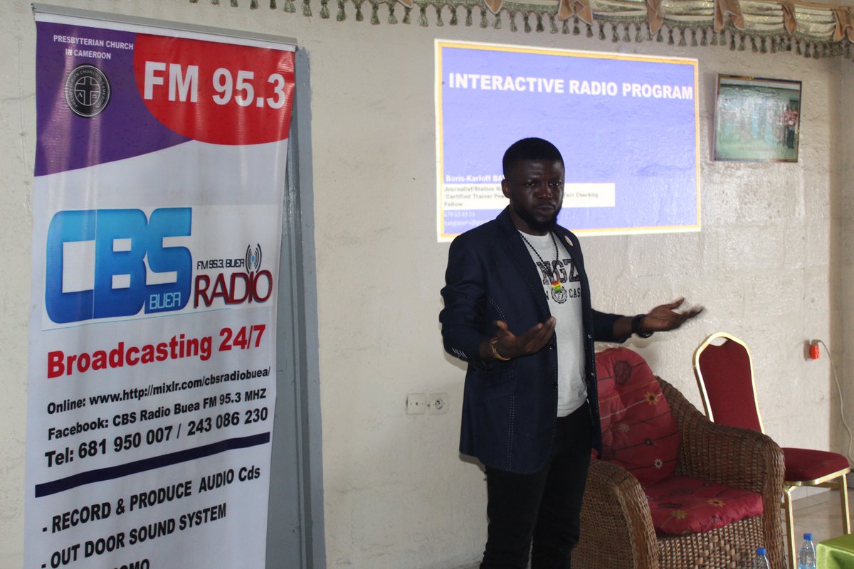 KarloffBatata's tweet photo. It was a pleasure sharing with my colleagues of @CBSRadioBuea and Student Journalists knowledge on Reporting, Producing #Interactive #Radioprograms promoting #Peace This is thanks to the formation from @CFImedias #TalkPaix project.
@CFImedias
@DefyhatenowWCA https://t.co/bSjzw6ZVZS