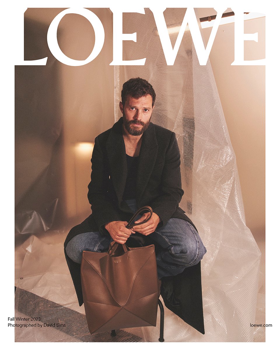 LOEWE Fall Winter 2023 men's campaign featuring Jamie Dornan with