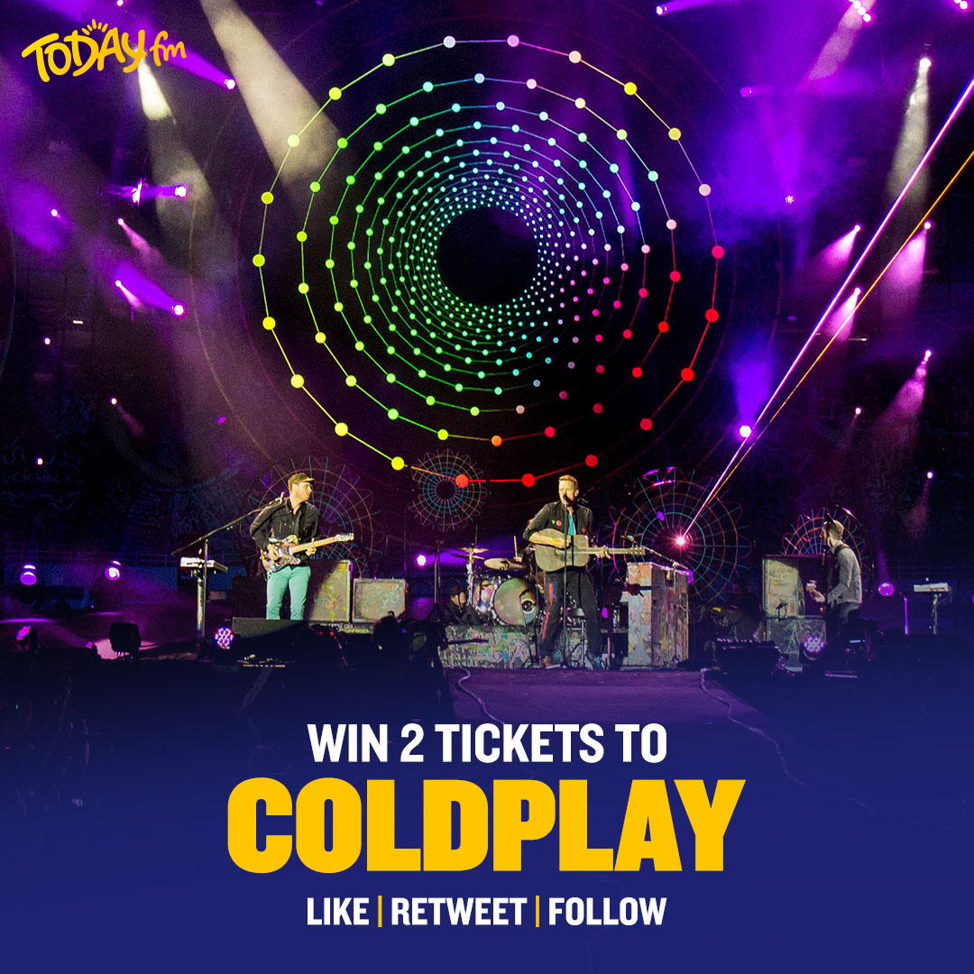 🚨 WANT 2 TICKETS TO COLDPLAY? 🚨 Coldplay have just announced 2 Irish dates on the 29th & 30th of Aug 2024 & we want to send YOU🎟 Simply: 💛 Like this post 🔁 Retweet 📱 Follow @todayfm You can also register for presale at Coldplay.com T&Cs apply #dublincoldplay