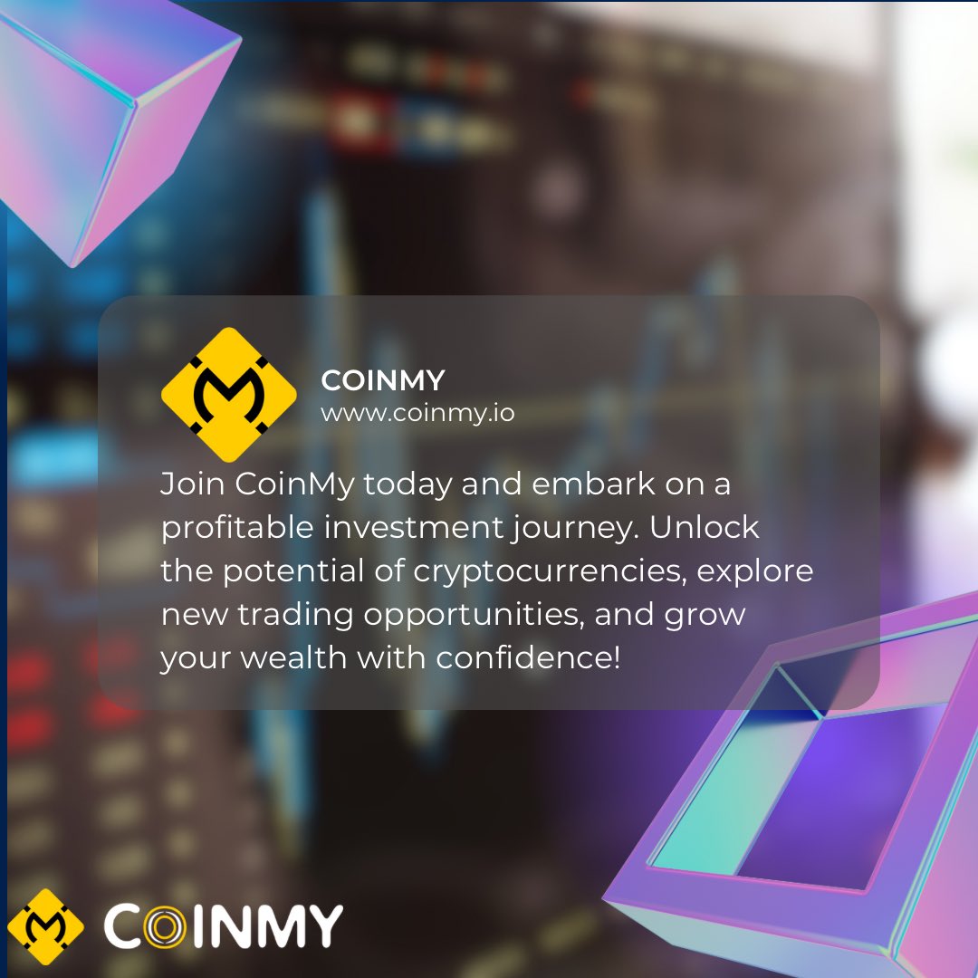 CoinmyIo_'s tweet photo. CoinMy is a secure platform offering market insights, educational resources, and advanced trading tools for cryptocurrencies. Join now to connect with a global community of traders, explore opportunities, and grow your wealth confidently. 💪🚀 #CoinMy #Cryptocurrency #Trading https://t.co/6UVBJbNQWn