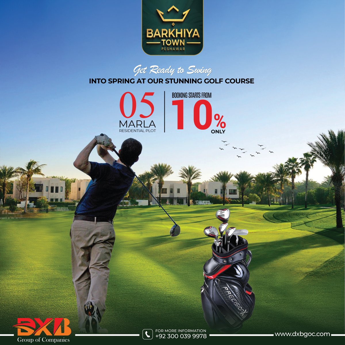 dxbgoc's tweet photo. 𝗕𝗮𝗿𝗸𝗵𝗶𝘆𝗮 𝗧𝗼𝘄𝗻 𝗣𝗲𝘀𝗵𝗮𝘄𝗮𝗿.
Get ready to swing into spring at our stunning golf course.
✅ Booking starts from 10% only.
✅ Limited inventory on first come and first serve basis)
#DXB #barkhiyatown #somethingnew #realestate #investment #BestHousingScheme https://t.co/cbpbexiluT
