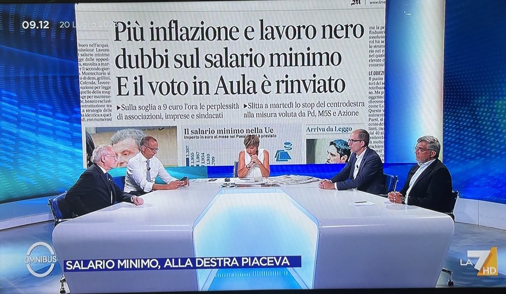 #Omnibus #Benaglia #FIM: in Italia esiste un problema di lavoro povero dovuto alla carenza di lavoro, lavoro nero e contratti pirata. Non serve copiare gli altri Paesi,dobbiamo trovare una via italiana con un salario minimo contrattuale applicando i contratti più rappresentativi
