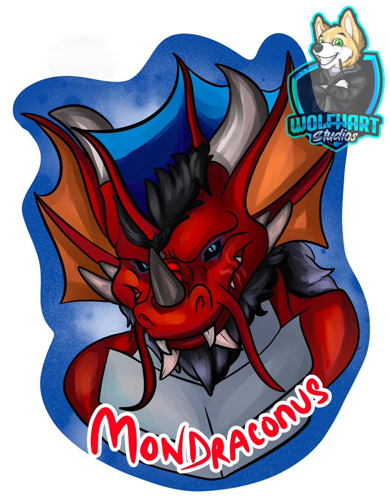 SoleilRaptor's tweet photo. A gift from @RezRappy  for @mondraconus https://t.co/adiZ1QWkzR
