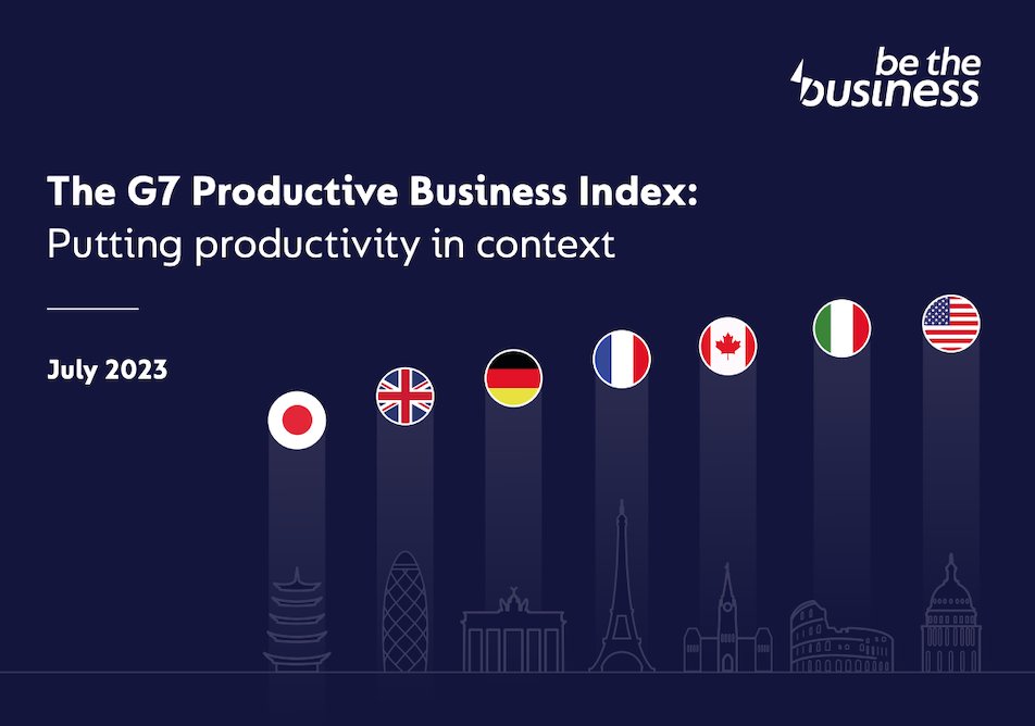 Just penned an article 'THE £94 BILLION ACTION PLAN', inspired by the launch yesterday of the <a href="/bethebusiness/">Be the Business</a> G7 Productive Business Index Report - which is an excellent insightful and actionable report for SMEs, IMHO for all business leaders really.

Let me know your thoughts on