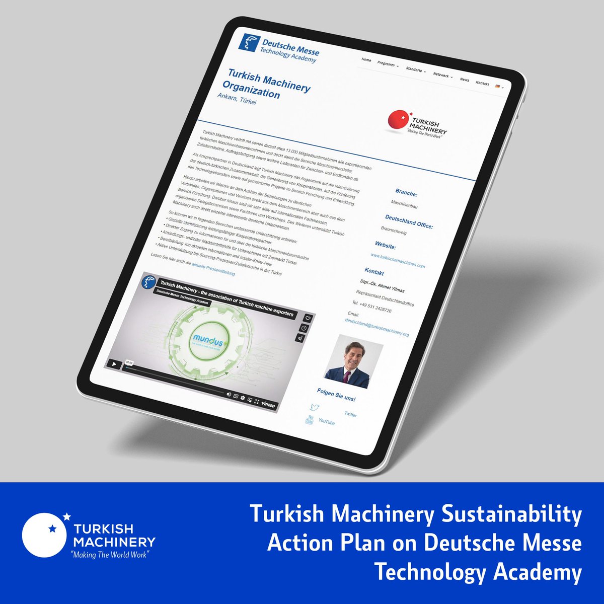 turkishmachines's tweet image. You can reach the full news by clicking the link.

technology-academy.group/partnerprofil-…

#turkishmachinery #SEP #technologyacademy #report #magazine