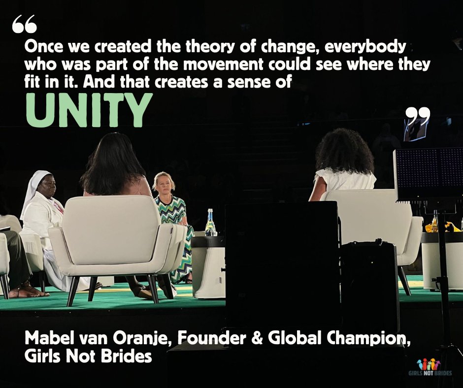 💬"Once we created the theory of change, everybody who was part of the movement could see where they fit in it. And that creates a sense of of #unity" says our founder &amp; global champion <a href="/MabelvanOranje/">Mabel van Oranje</a> at the <a href="/WomenDeliver/">Women Deliver</a> 2023 plenary on building #feministmovements 💪#WD2023