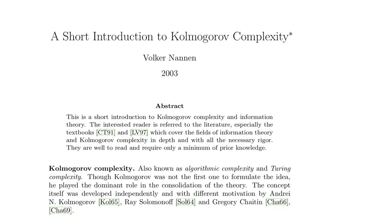 predict_addict's tweet image. A Short Introduction to Kolmogorov Complexity

#kolmogorovcomplexity #conformalprediction

arxiv.org/pdf/1005.2400.…