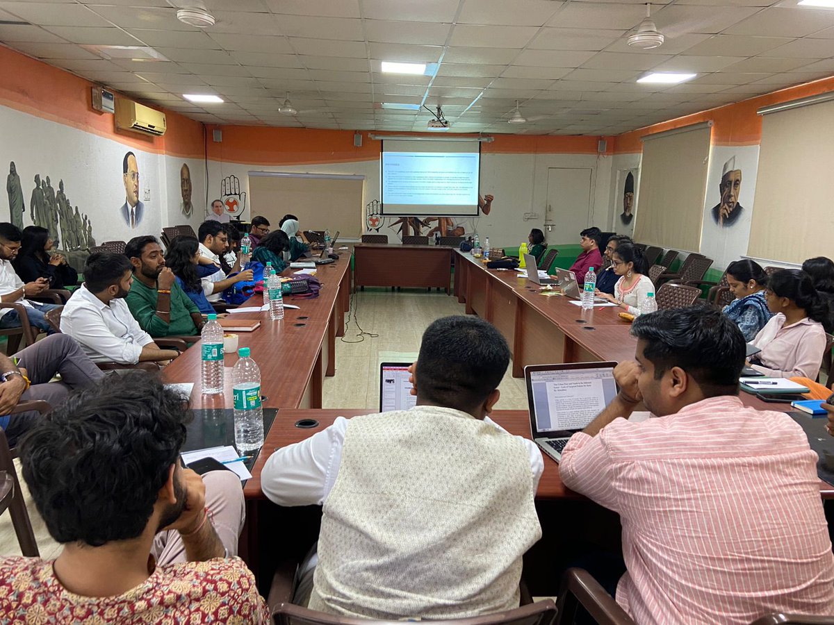 YB_Foundation's tweet photo. Interns of Yuva Bhagidari Foundation showcased outreach campaign ideas at @IYC , as a part of their assessment process . 
YBF is committed to it’s purpose to provide platform to youngsters to give voice to their ideas . 
@kharge @Allavaru @GautamSeth_INC @samarthmisra https://t.co/qAVm7YFcme