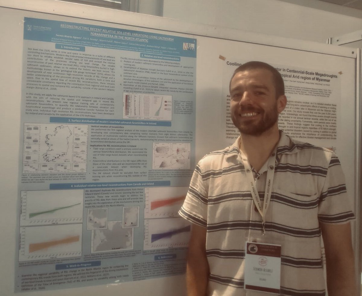 Yesterday I took part in #INQUARoma2023 where I presented some of our work around reconstructing recent sea-level variations in the North Atlantic. 

It’s been a great (hot) week and I enjoyed meeting so many nice colleagues. Thanks to everyone!