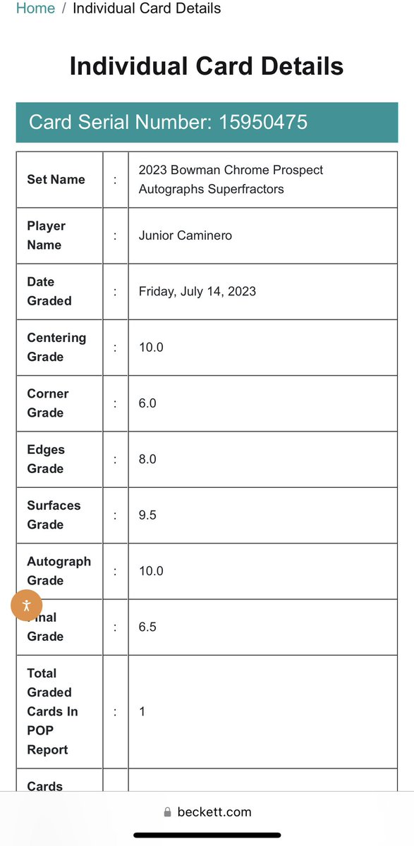 LooksOffCenter's tweet image. The Junior Caminero superfractor has been pulled from 2023 Bowman. 
What’s the biggest remaining card left to be pulled?

@CardPurchaser @ericwhiteback @LAcarddude