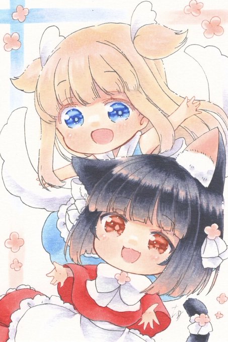 「ねこしっぽ 複数の女性」のTwitter画像/イラスト(新着)｜21ページ目