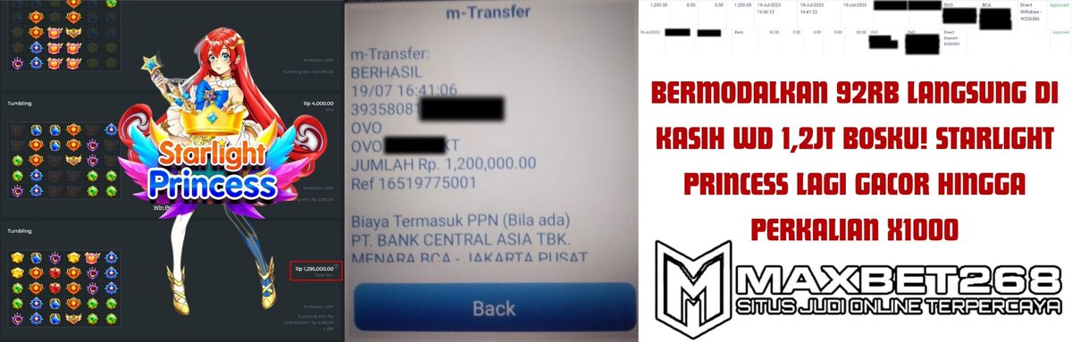 maxbet268site's tweet photo. Maxbe268 Slot Gacor Deposit Pulsa Tanpa Potongan Bonus New Member 100% > https://t.co/zzYJf1OgBX #pragmaticplay #pragmaticplaygacor #situsgacor #slotonline #pgsslot #slotmudahmenang #maxbet268slot #maxbet268 #polagacor #rtppolagacor #gampangjackpot #gampangmaxwin #rtpslotharian https://t.co/tmrGkC2GXF