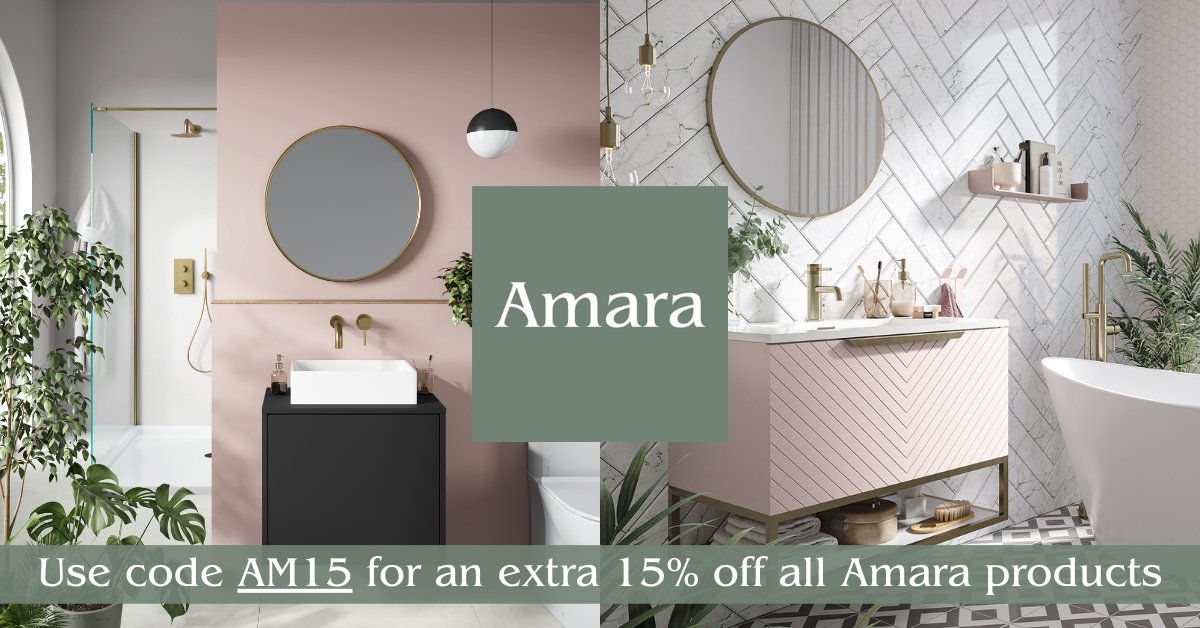 Designer-led bathrooms from our very own Amara Collection.
Save an extra 15% at checkout by using code AM15.
ukbathrooms.com/manufacturers/…
#newbathroom #bathroominspo #bathroomremodel #bathroomdesign #designerbathroom #contemporarybathroom #modernbathroom