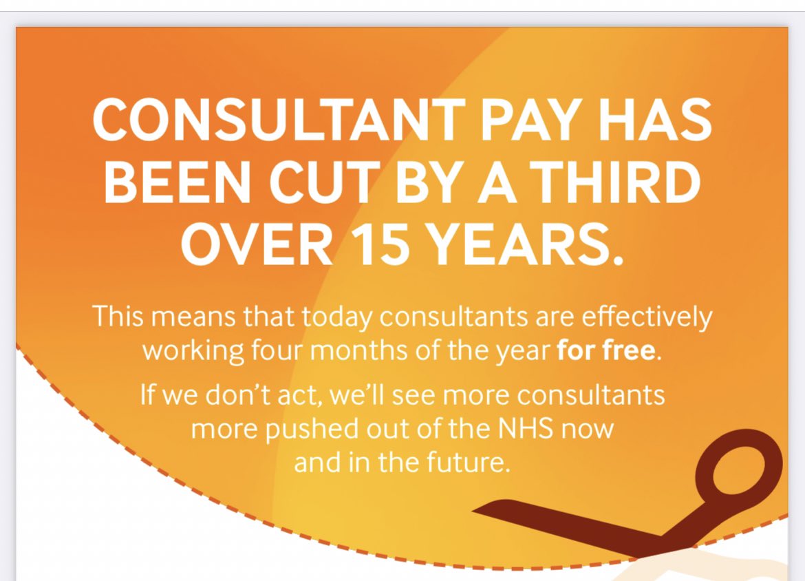 MarinaPlatts's tweet photo. I’m striking for the first time in 30 years as a doctor. For  Consultants, for the juniors who will take my place in years to come, and for the patients who deserve an NHS that can recruit and retain high quality staff. #fixconsultantpay @TheBMA #ConsultantsStrike https://t.co/WrE1W0eSPB