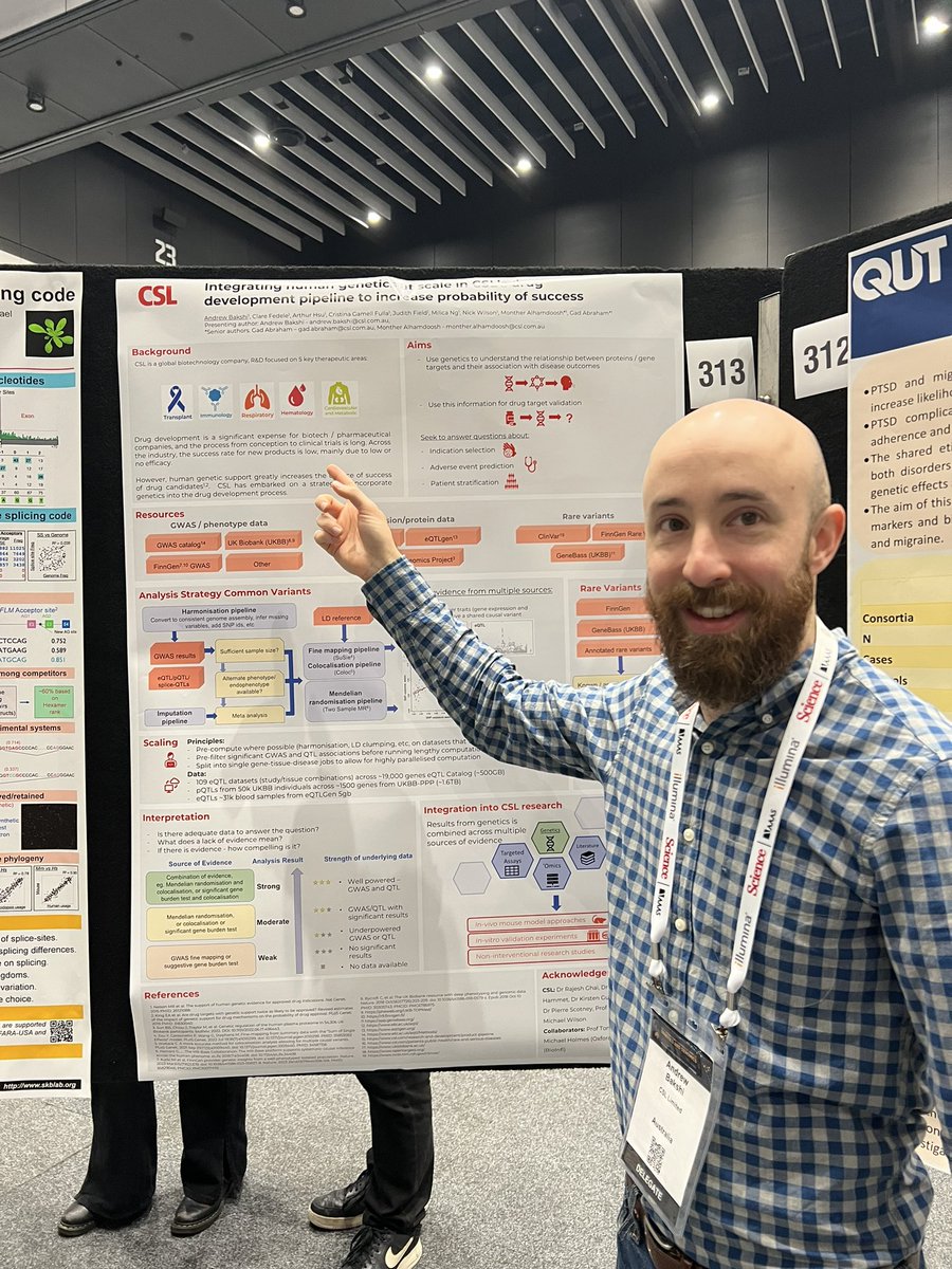 Tomorrow is your last chance to catch <a href="/andrewbakshi/">Andrew Bakshi</a> poster about human genetics in CSL’s drug development pipeline <a href="/Genetics2023/">International Congress of Genetics 2023</a>