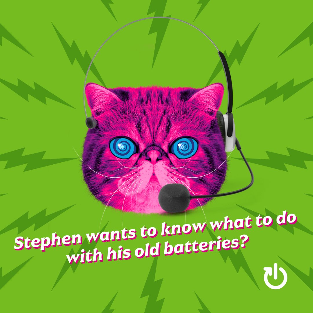 Repeat after me. Never bin batteries - always recycle them separately from your household rubbish and recycling.

Binned batteries can cause fires when crushed in bin lorries.

Use our locator to find your local recycling points:
bit.ly/3JIdTQ4