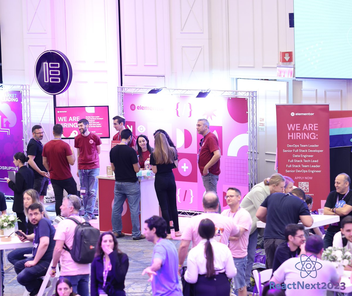 eventhandlerPro's tweet image. #ReactNext &apos;23 was proudly sponsored by @elemntor - The leading website builder for professionals on WordPress.