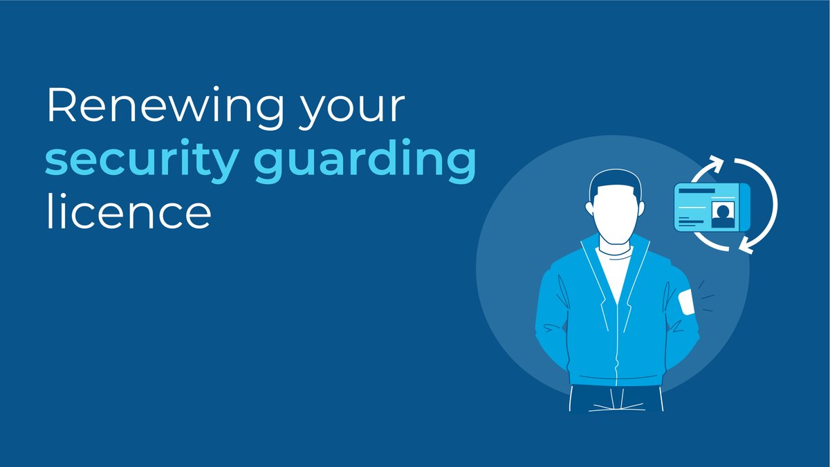 SIAuk's tweet photo. Need to renew your security guarding licence? 

Watch our new video to find out what training you’ll need to complete to be eligible.

Each video contains chapter timestamps, allowing you to jump to specific sections > https://t.co/NhDvfRGg9d

#SIALicensingVideos #PrivateSecurity https://t.co/7tzSFJiHWl