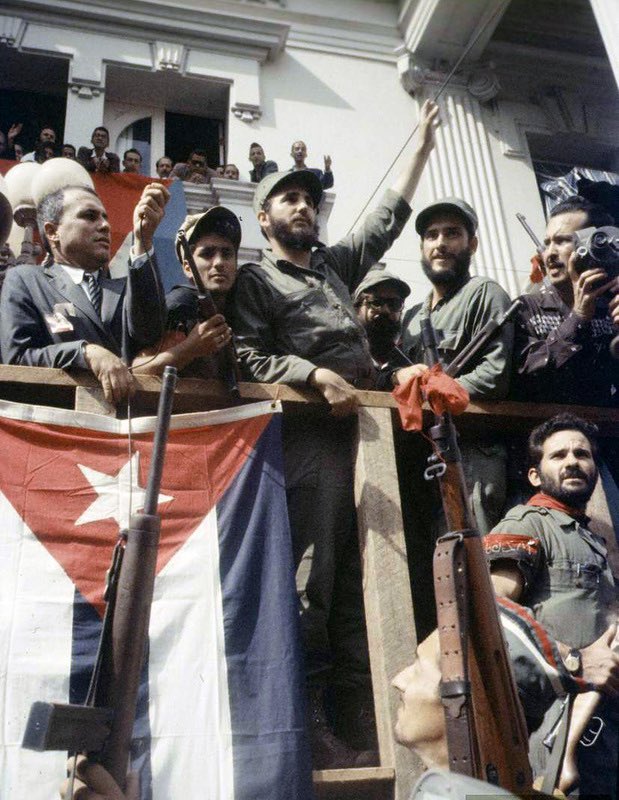 GUnderground_TV's tweet photo. Why the US���🇸 has sought to destroy the Cuban🇨🇺 revolution for 64 years?

Before the Cuban revolution led by Fidel Castro, US financial interests owned 90% of Cuba’s mines, 80% of public utilities, 50% of railways, 40% of sugar production & 25% of bank deposits.

Mafia bosses from the US owned luxury casinos and hotels to make huge profits under the US-backed Batista dictatorship while ordinary Cubans lived in squalor. 

Upon the success of the Cuba’s revolution and the nationalisation of the major industries, Cuba went from a de-facto US colony to a sovereign state. The US mafia was also kicked out of the country.