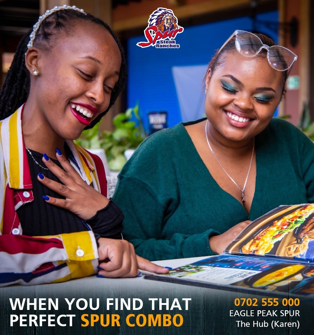 SpurKaren's tweet photo. #Spurfect memories are best created around the table at #EaglePeakSpurKaren 😇.

 Come and enjoy your sizzling favourites from our #Spurfectmenu and vibe with your friends♥️.

Ts &amp; Cs apply| For details call us on 0702 555 000. This is for people with #ATasteForLife https://t.co/pINXSzXMH4