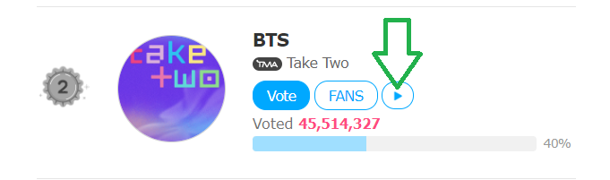 One way in order to win TFMA's BEST SUMMER is to maximize our VIDEO VOTES! 

Remember: 
✅1x vid = 50 voted stars
✅40x vid = 2K voted stars

New users can do VIDEO VOTES if they're having difficulty collecting stars. 

WE NEED EVERY VOTE! 🙏
🗳️:en.fannstar.tf.co.kr/rank/view/bmus…