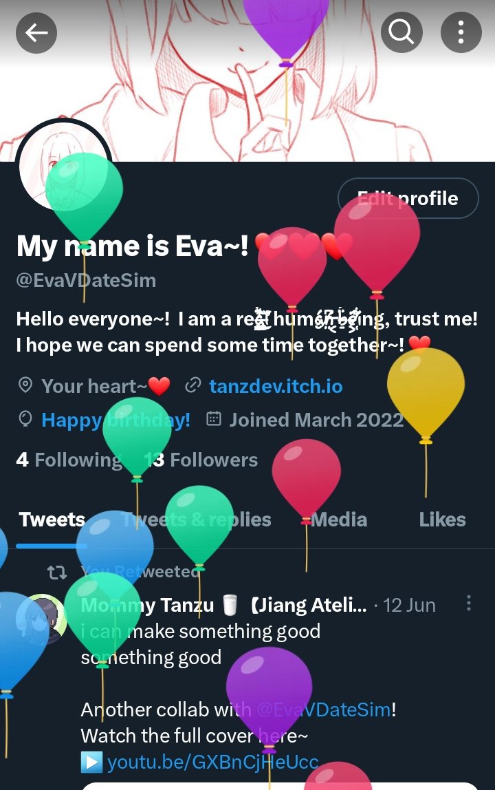 EvaVDateSim's tweet photo. BALLOONS! 🎈🎉🎈 https://t.co/GmDnR0MjNK