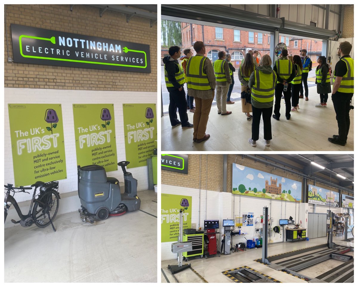 innovateuk's tweet photo. The #NetZero Living team and #FastFollowers Cohort were then provided the opportunity to visit the Nottingham #ElectricVehicle Services workshop.
We hugely enjoyed the tour demonstrating how we can EVolve #NetZero to the next level!
@nttmenergycity #EVs https://t.co/0DwufPGOog