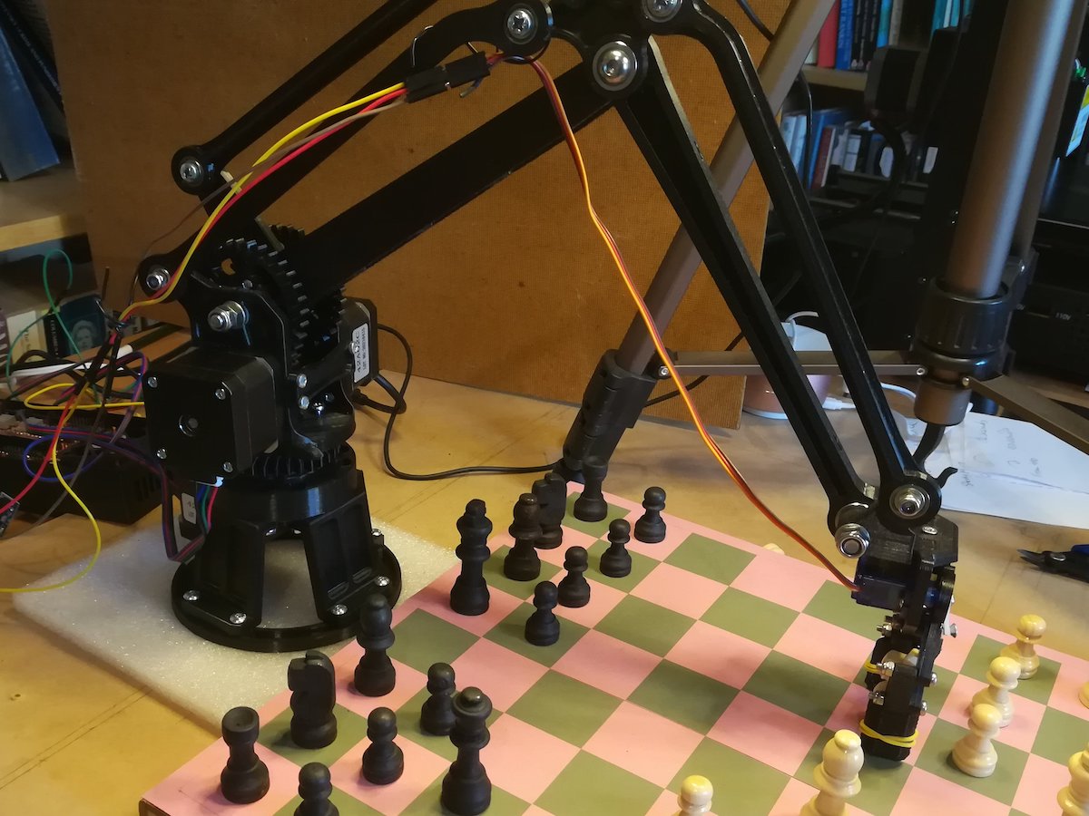 Arduino on X: Happy International Chess Day! 'Make' your move with one of  these Arduino-powered projects Automated board:   Robot arm opponent:  Mega chess processor:   Lichess link