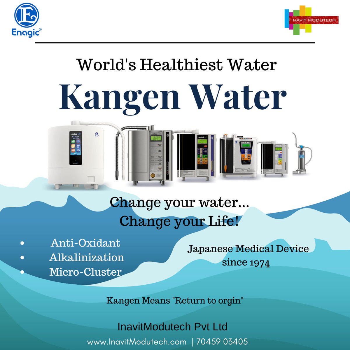 KangenWaterMum's tweet image. world&apos;s healthiest water KANGEN WATER (Miracle Water)
Change your water... change your Life!

Inavit Modutech Pvt Ltd, Mumbai
InavitModutech.com
7045903405

#inavitmodutech #enagicindia #enagicwater #kangenwater #mumbai #MumbaiRains #Mumbairain #mumbailocal #Maharastra