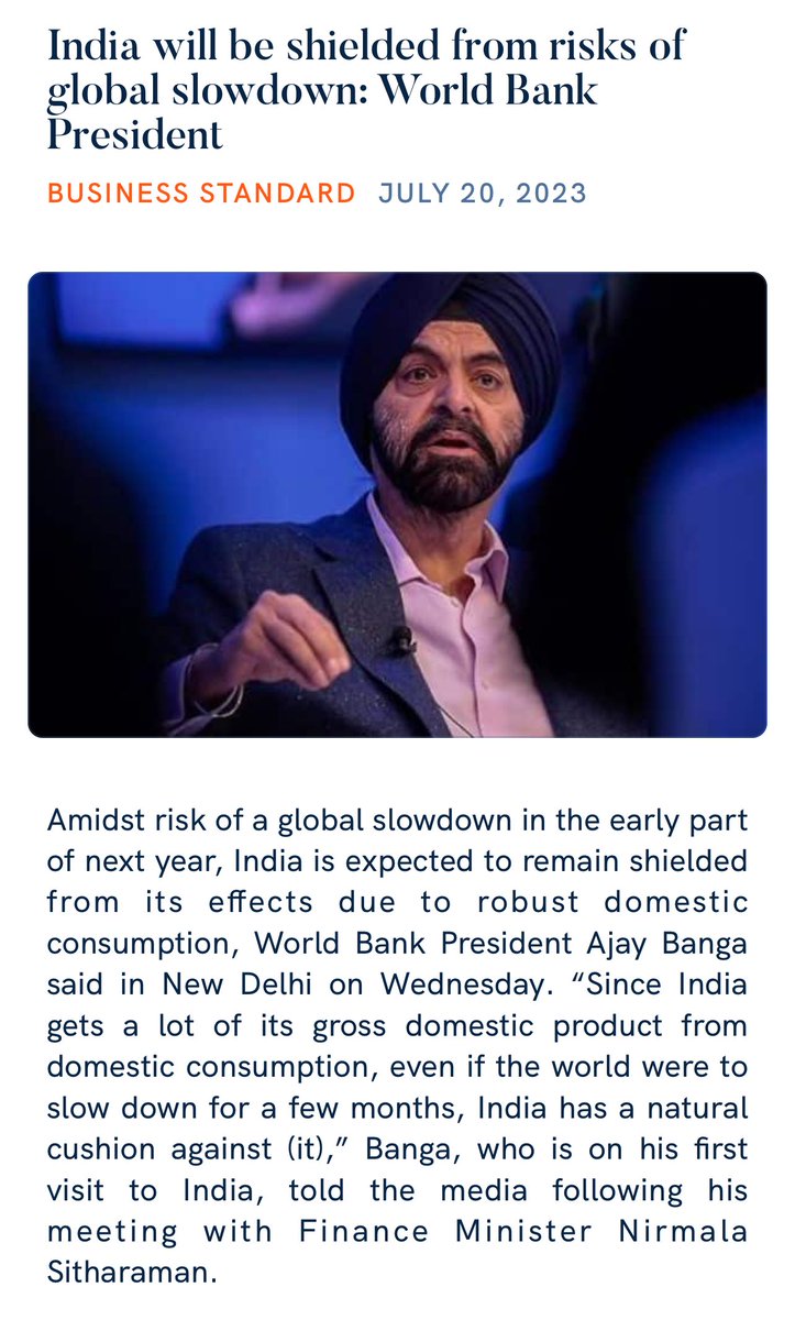 ankithardiya21's tweet image. #India will be #shielded from #risks of #global #slowdown: #WorldBank #President 
 business-standard.com/economy/news/i…

via #NaMoApp