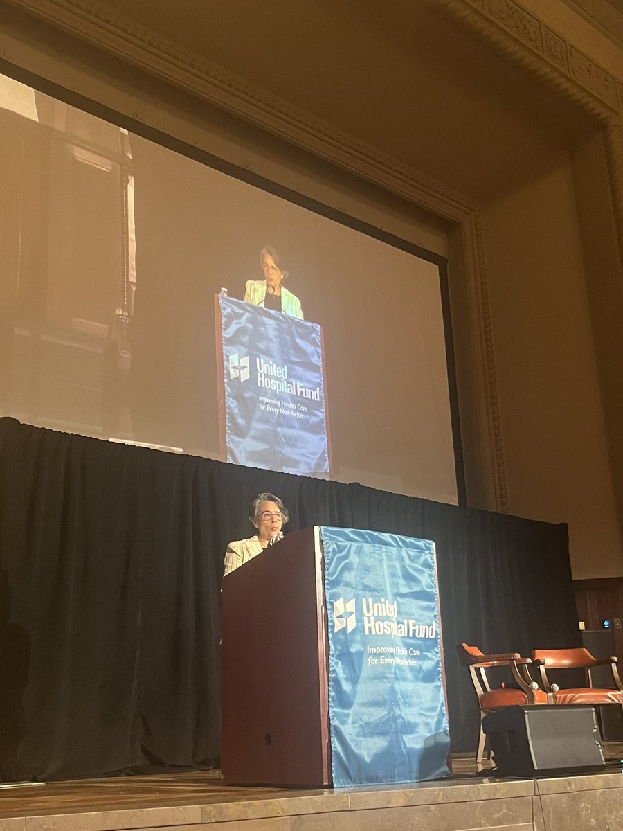 And we’re off! UHF president and CEO, <a href="/DrOBarbot/">Oxiris Barbot</a>, welcomes a full crowd of in-person and virtual attendees to the annual Medicaid Conference #UHFMedicaid2023

Up next will be <a href="/HealthNYGov/">NYSDOH</a> Medicaid Director Amir Bassiri’s keynote address. Stay tuned.