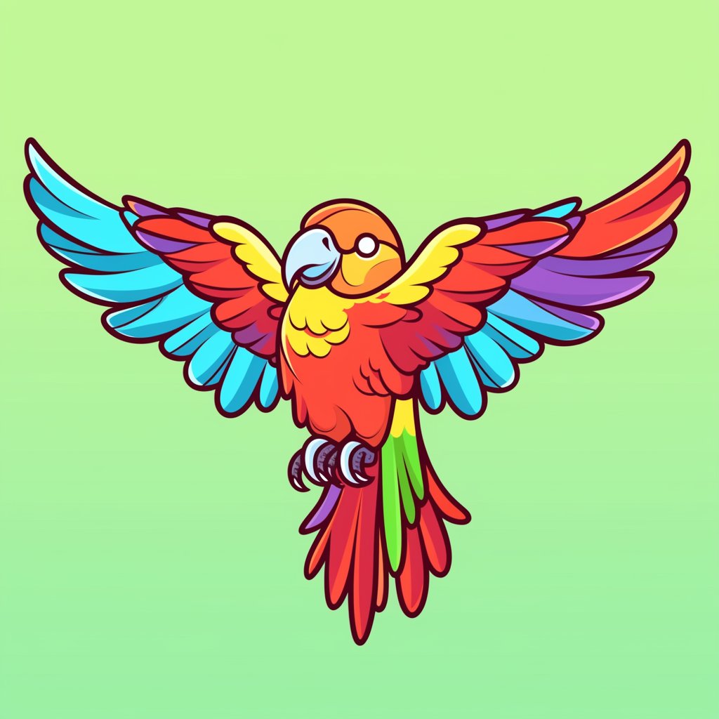 _king_parrot_'s tweet photo. 🎨 刚从我们的画师那里拿到了一批新的鹦鹉 #NFT 图像，它们的色彩斑斓，细节生动，让人惊叹不已！我们已经迫不及待要与你分享这些艺术作品了！敬请期待，新的鹦鹉NFT即将在区块链上飞翔！#ParrotNFT https://t.co/5BOqSic8bk