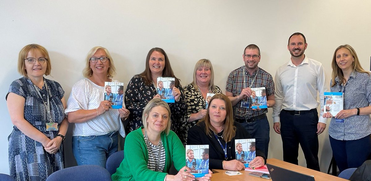 Well done to all these staff <a href="/wlv_education/">WLV Education</a> <a href="/wlv_uni/">University of Wolverhampton</a> @wlv_staff who have now completed #mentalhealth #firstaid training. Thank you to <a href="/ashleigh_pain/">Ashleigh Pain</a> for valuable time for dialogue and discussion.