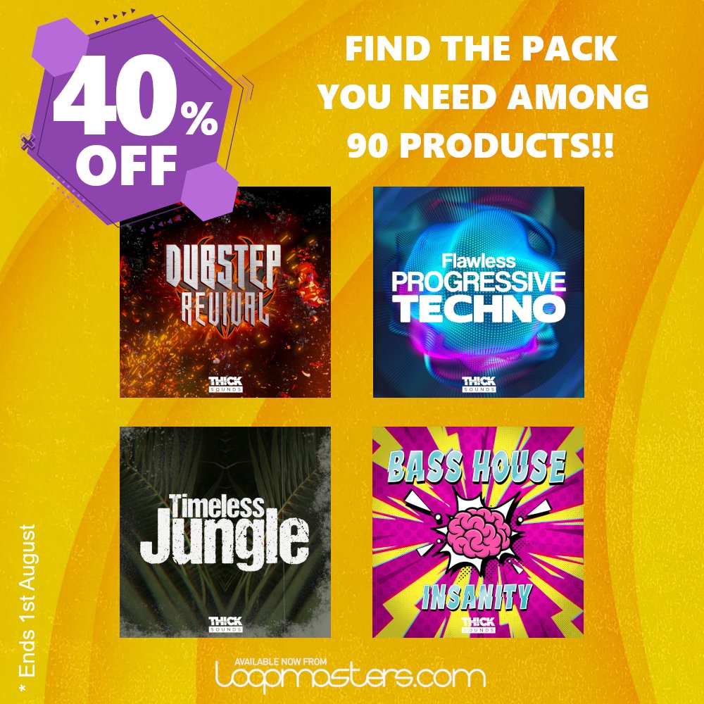 The Summer Sale has just started on Loopmasters! loopmasters.com/labels/126-THI…