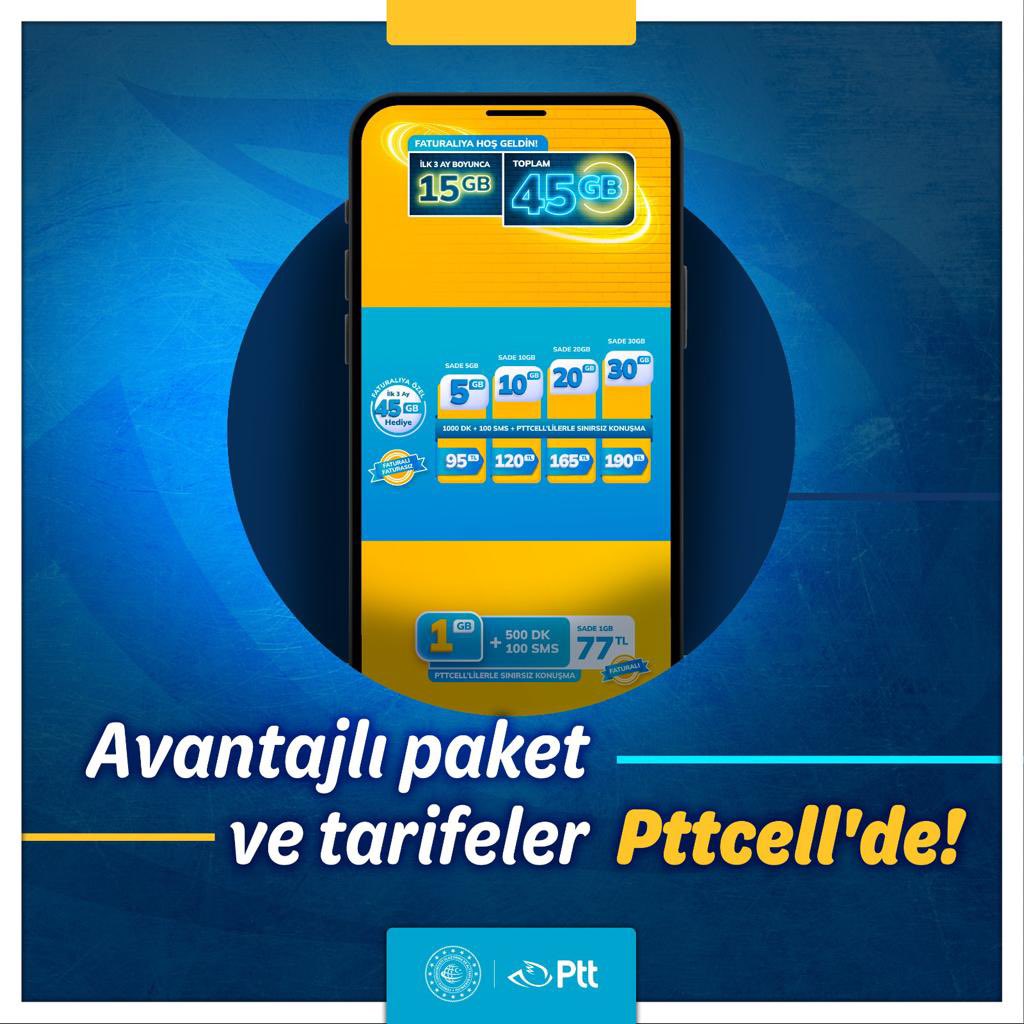 #Pttcell’e geçmenin tam zamanı! ✨

Uygun paket ve tarifeler Pttcell’de sizi bekliyor.

➡️ pttcell.com.tr

#HerAnında