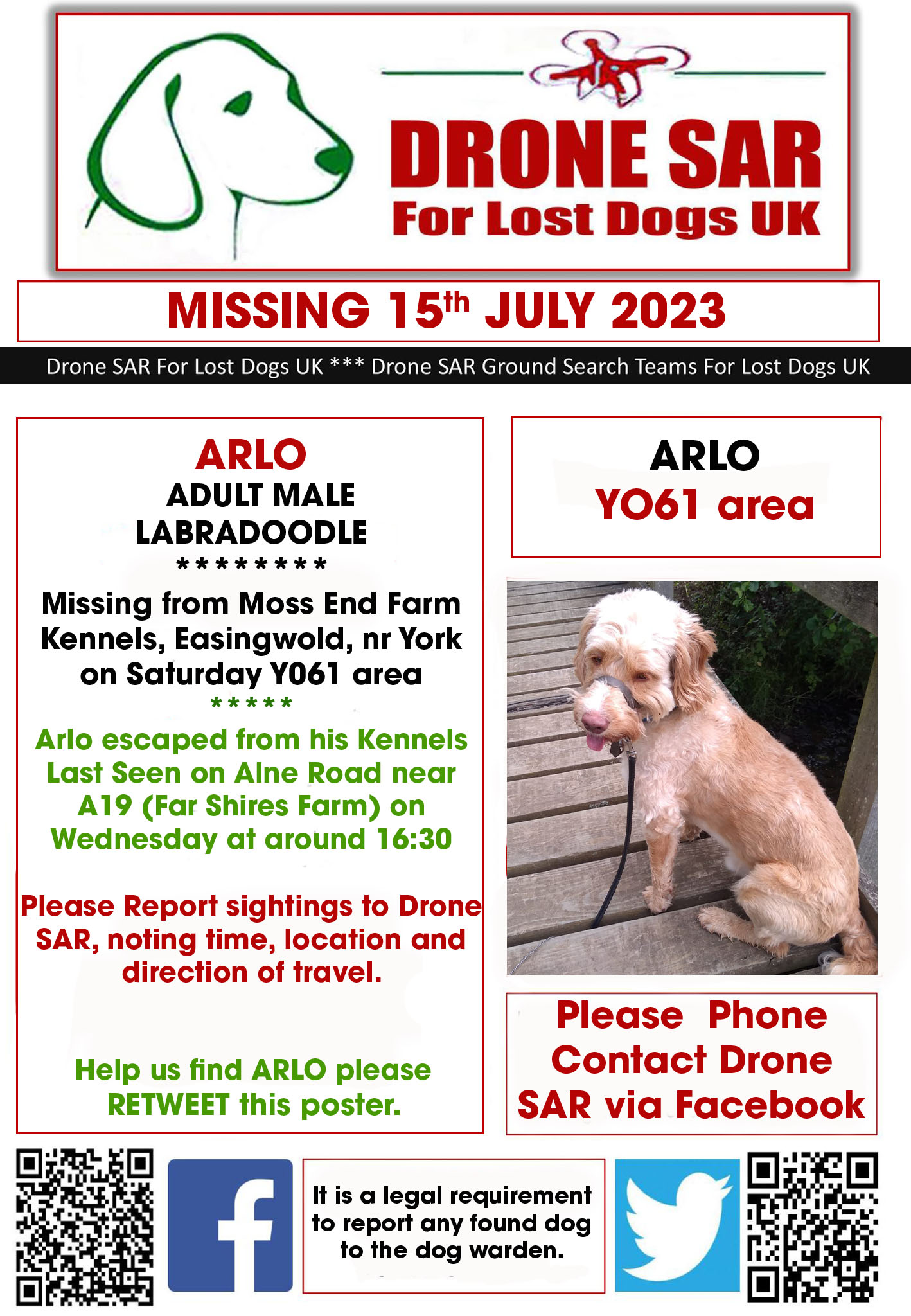 Arlo missing dog sales