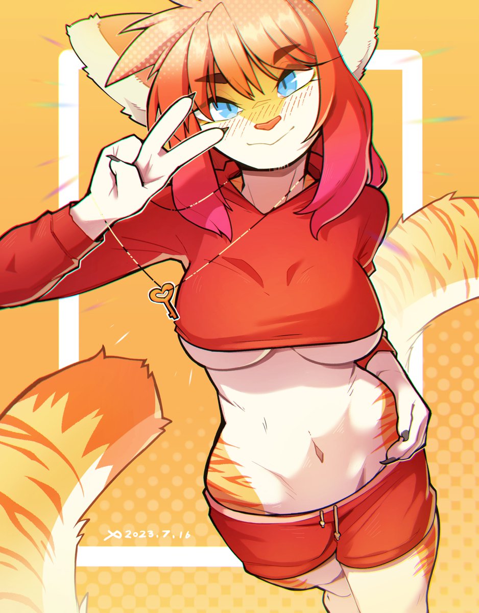 ccttaee's tweet photo. Thanks for the commission ✌️🐯 https://t.co/qGlurtXFSN