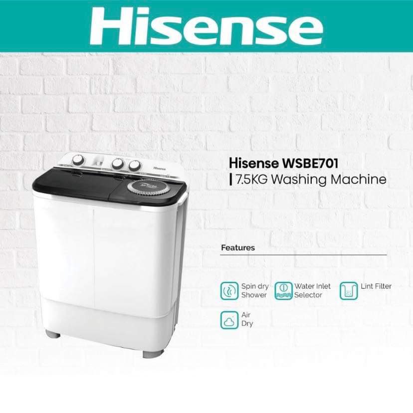 Rogerstechshop's tweet image. Hisense Twin tub washing machines. 
(All come with a 3-year warranty)

7KG - UGX 675,000/-
10KG - UGX 820,000/-

📲 0759679038 / 0789501444 for delivery
#AuthenticGadgets