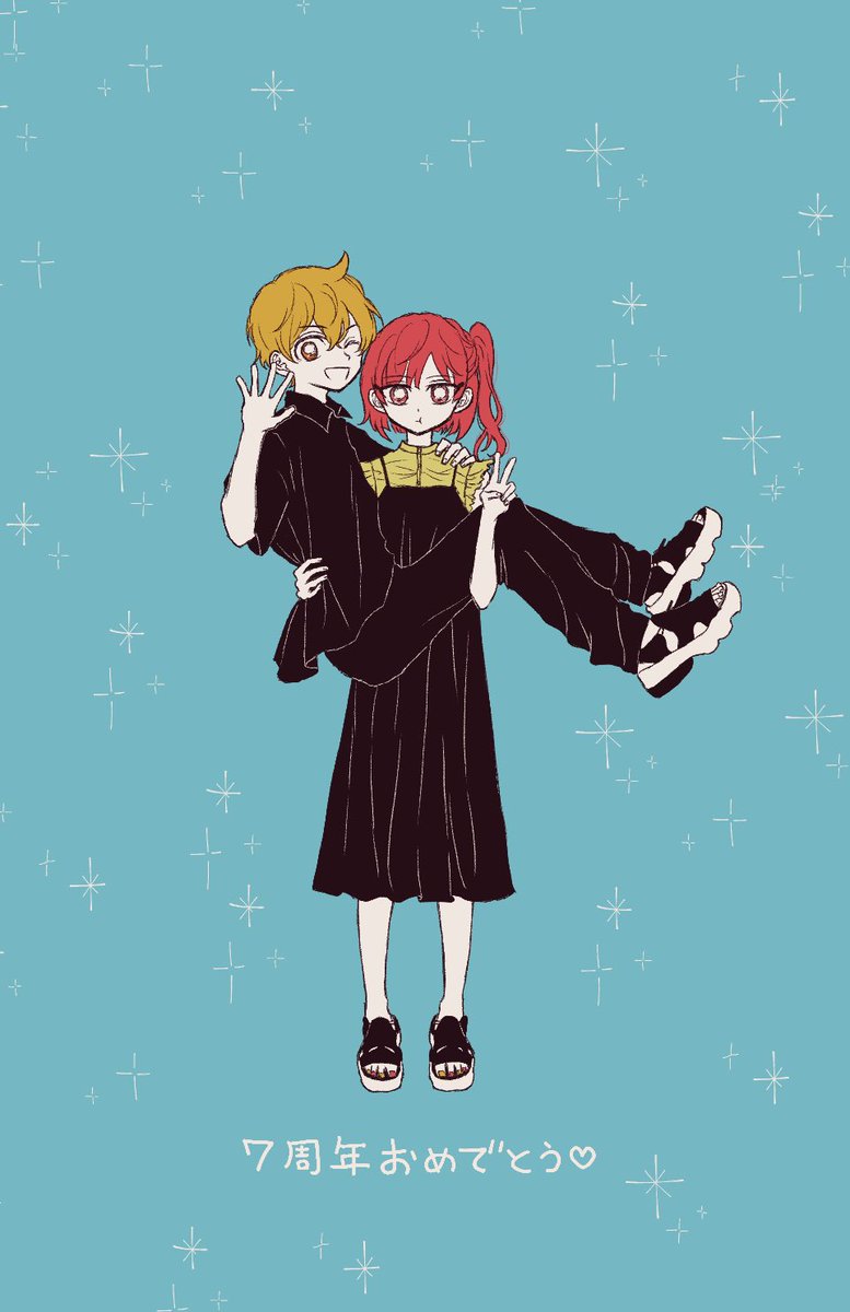 1girl 1boy red hair princess carry carrying blonde hair side ponytail  illustration images