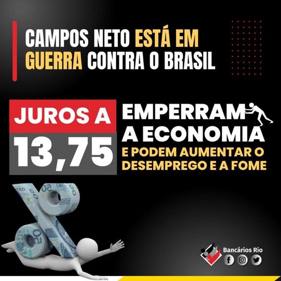 heldersalomao's tweet image. O Brasil não suporta mais!
FORA CAMPOS NETO!