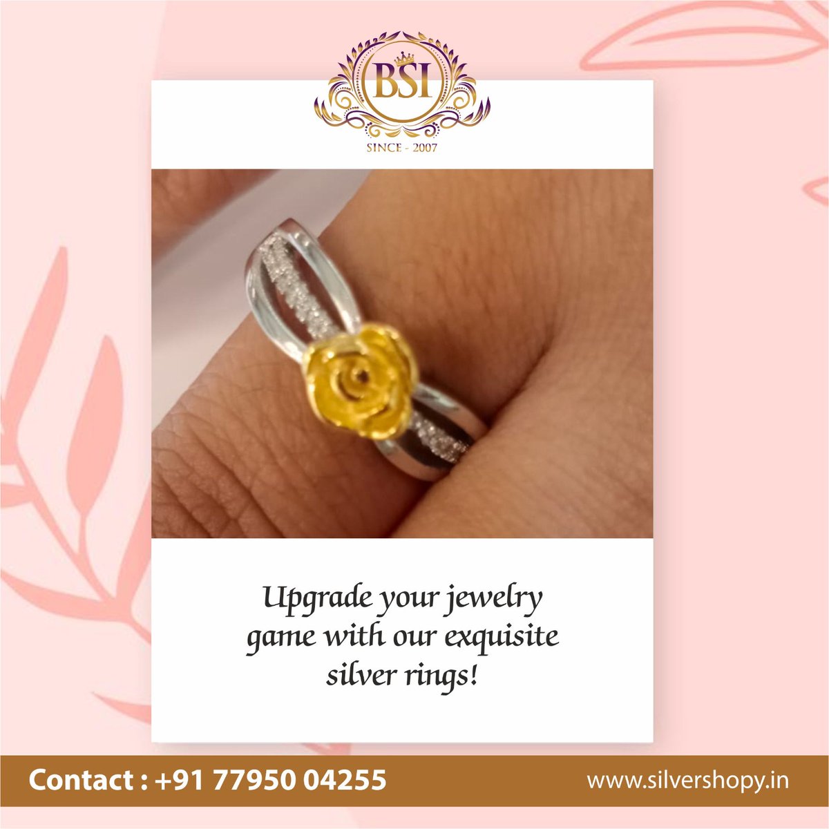 Heerajewelers's tweet image. 💍 Elevate your style with our exquisite sterling silver ring from "Silver Shopy"! ✨

☎️ Call us at +91 77950 04255 or visit silvershopy.in 💻

#SterlingSilverJewelry #ShopSilver #perfectring #silverlover #silverring #jewelrylover #banglorejewellery #weddingrings