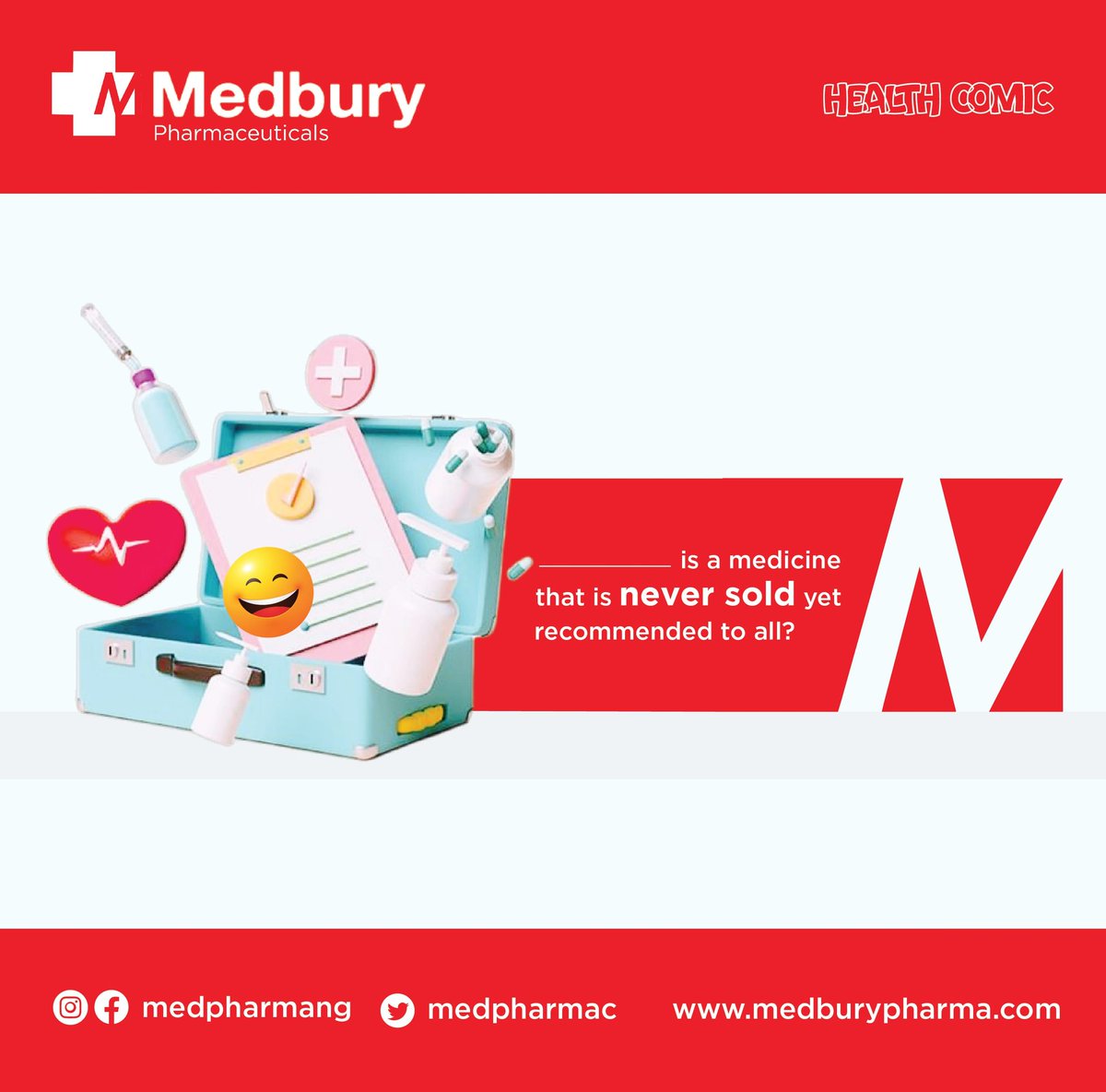 medpharmac's tweet photo. Can you attempt a guess as to what this one might be about? What is that medicine that is highly recommended by experts but not available for sale? Share your thoughts below.
#healthcomic #medbury #medpharma #WhatsApp #Diezani #Hilda #yks2023 https://t.co/2xKFbyD6cn