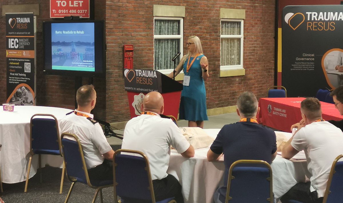 Kristina Stiles delivered an inspiring and eye-opening presentation at the <a href="/TraumaResus/">Trauma Resus</a> National Fire &amp; Rescue Service Trauma Conference, Burns: Roadside to Rehab. She provided valuable insights into the latest trends in burn care.

info@traumaresus.com

#notjustfires