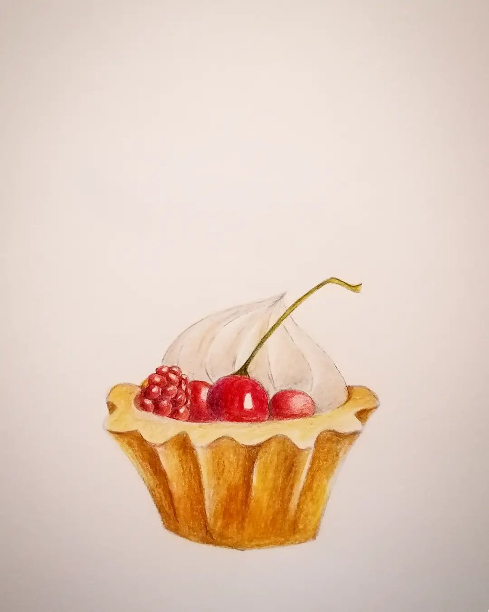 #tart #painter #painting #colourpencil #realism #realismartist #foodpainting #artwork #artsharing #artschool #artsketch #share #shareart  #artgreece #tweetartist #instashare #tweetsketch #patisserie #pastryillustration #patiserieillustration #efi_vasiloudi
.
.
.
.
DM for buying