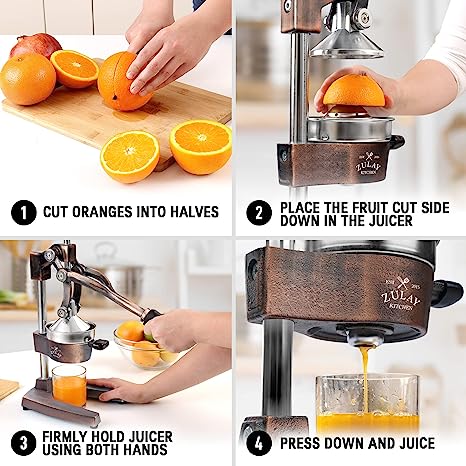 Kitchen Cast-Iron &amp; Stainless Steel Orange Juicer ✨

✅SAVE TIME AND EFFORT
Unlike bulky electric juicers, you no longer have to worry about electricity or replacing batteries with this manual citrus press. 💯

Check this out! 📣
amazon.com/Zulay-Kitchen-… 🛒
