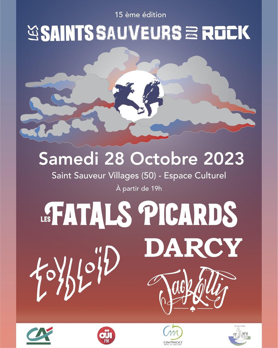 Looking forward to opening up Les Saints Saveurs du Rock with <a href="/DarcyMusic/">Darcy</a> , <a href="/TOYBLOID/">TOYBLOÏD</a> and <a href="/FatalsPicards/">Les Fatals Picards</a> 🙌🎸